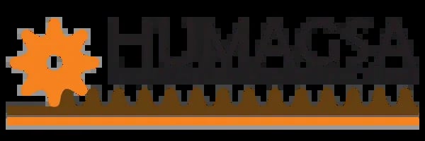 HUMAGSA logo with orange star shape and text, representing cardboard packaging solutions company